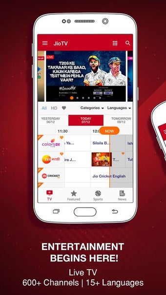 Jio tv channel apps sale